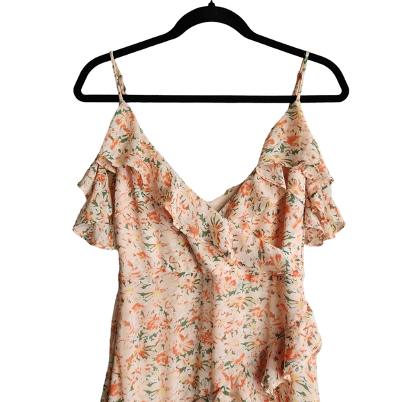 NWT ASTR The Label Pemberly Dress - Peach Orange Floral - Picture 5 of 15